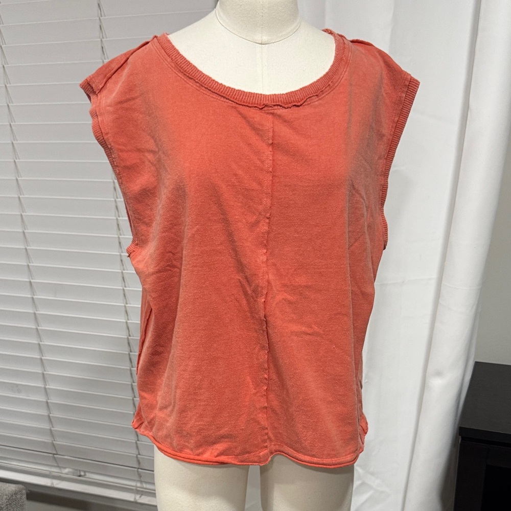 WE THE FREE Oversized Women's Sleeveless Tee Sweater SMALL